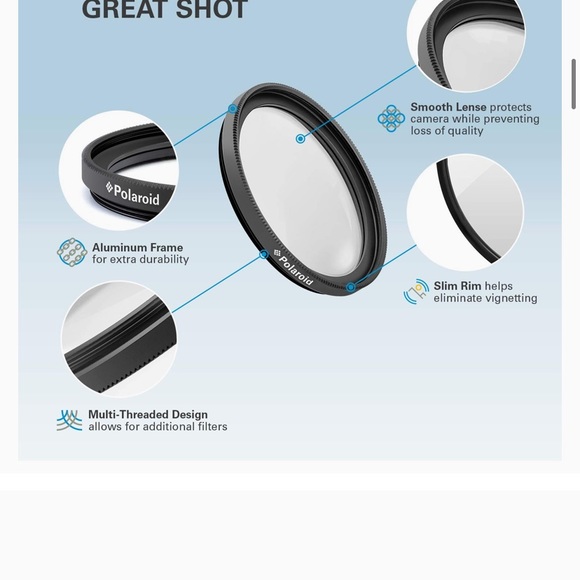 NEW IN BOX Polaroid 4 piece multi coated camera lens filter kit 67mm - Picture 6 of 9